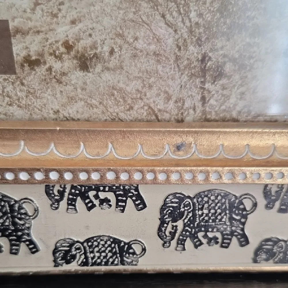 Elephant Patterned Photo Frame